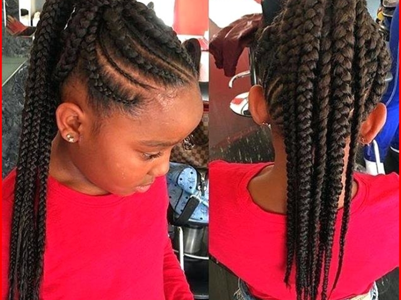 Little girl braid styles with weave - Best Kids Hairstyle