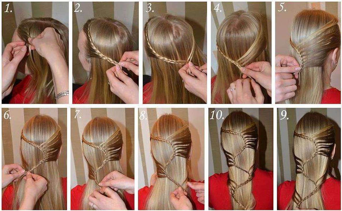 steps of styling braids